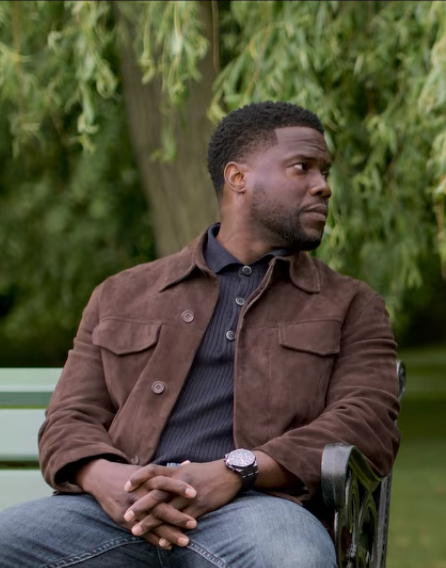 Kevin Hart Lift 2024 Suede Leather Jacket