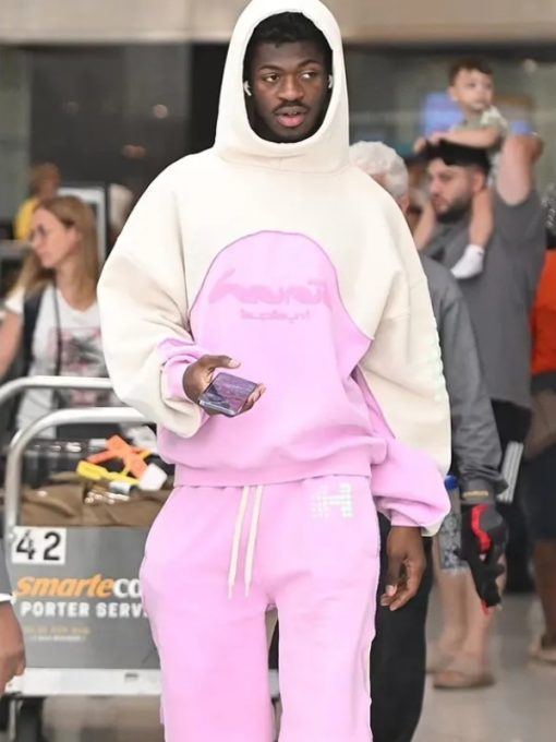 Lil Nas X Cream Pink Tracksuit
