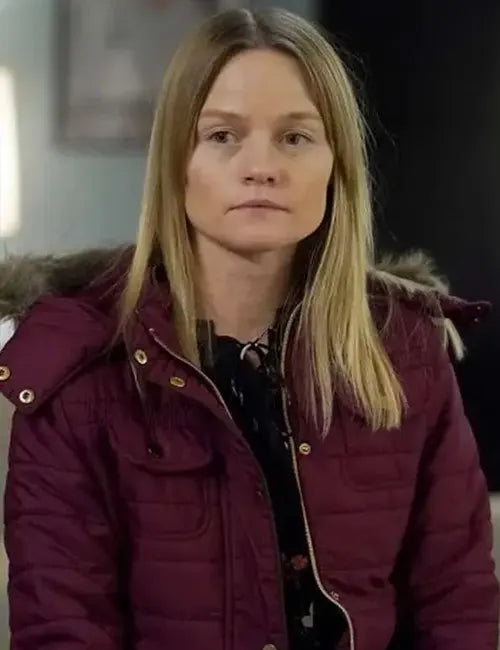 Law And Order Svu Kim Rollins Maroon Parka Jacket
