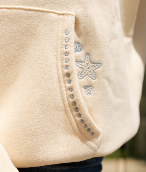 Live in the Moment Hoodie In Sand