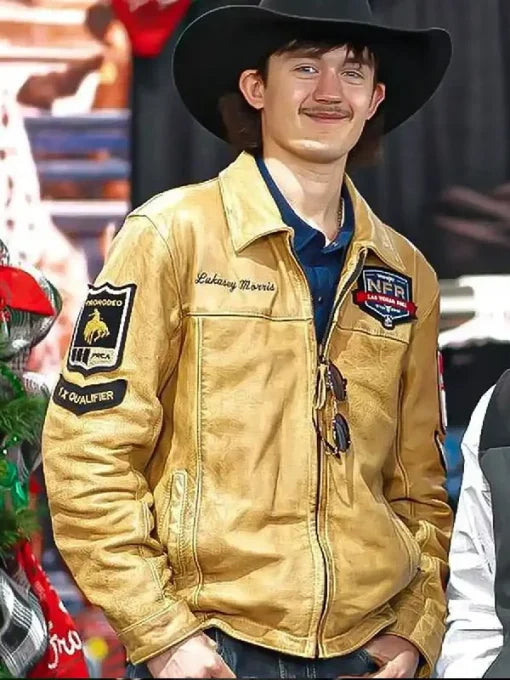 NFR Las Vegas Logan Hay Leather Jacket