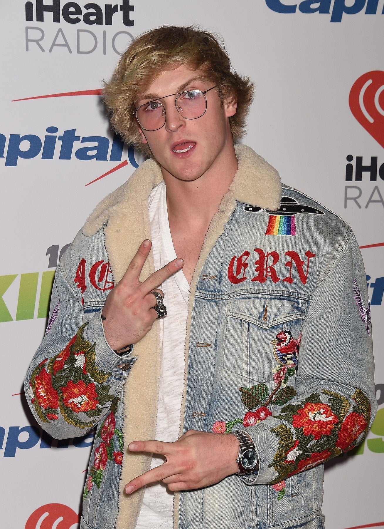 Logan Paul Alexander Blue Denim Jacket