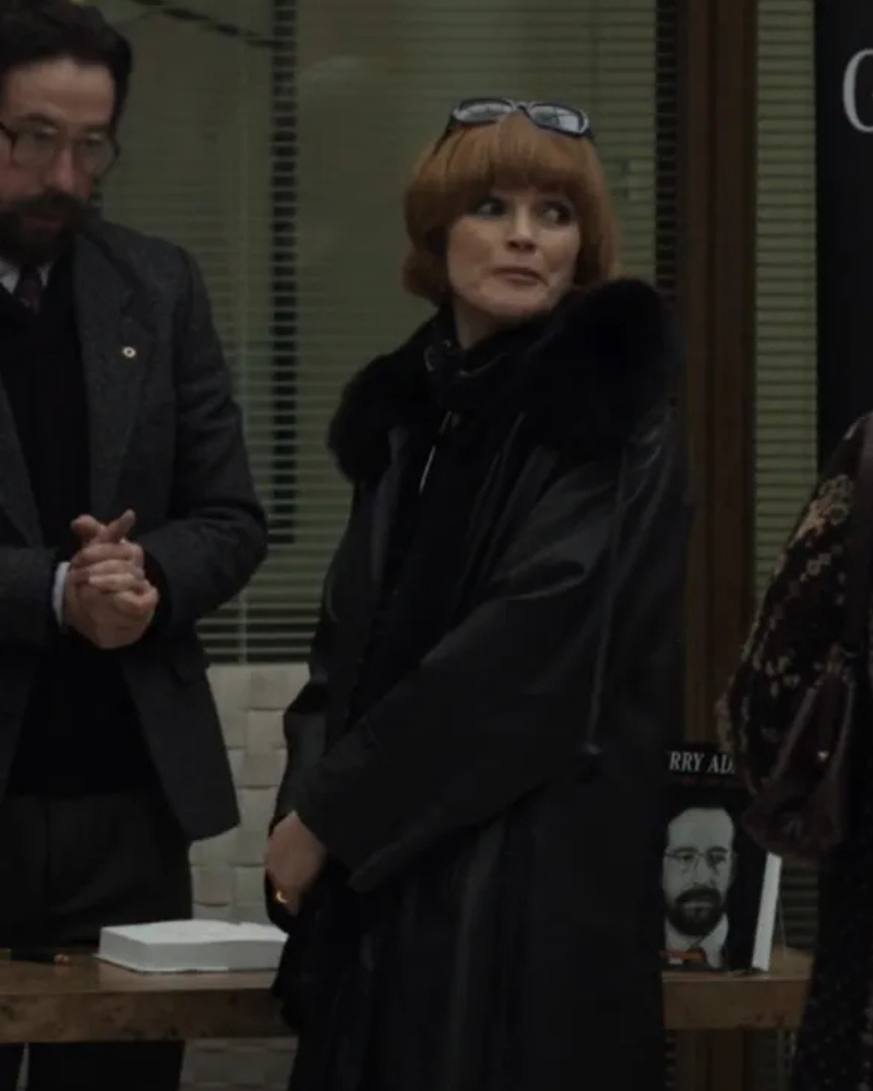 LolaPetticrewTvMiniSeriesSayNothingDoloursPriceBlackShearlingCoats