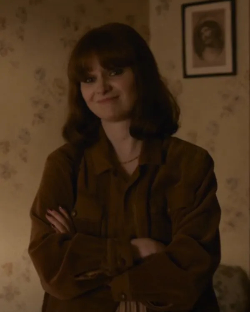 LolaPetticrewTvMiniSeriesSayNothingDoloursPriceBrownCorduroyJacket