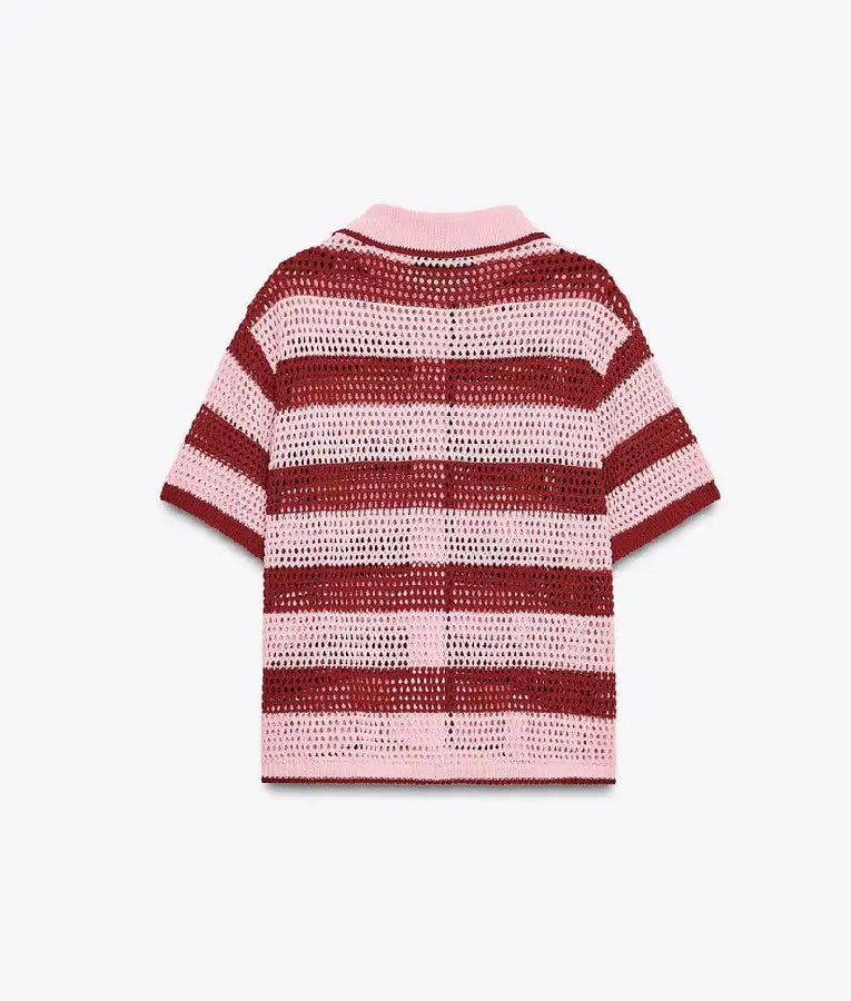 Loose Women 2025 Janet Street Porter Knitted Polo Jacket