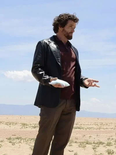 Declan Breaking Bad Black Leather Blazer