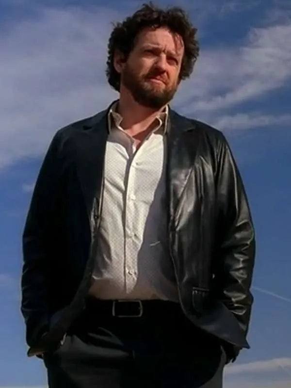 Declan Breaking Bad Black Leather Blazer