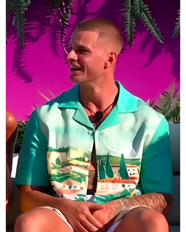 Love Island UK Boris Vidovic Landscape Printed Shirt