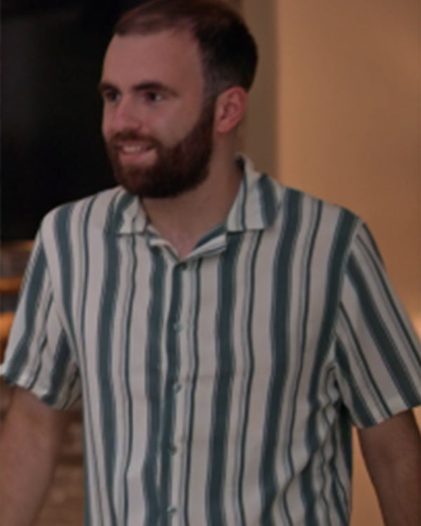 Love On The Spectrum S03 Connor Tomlinson Stripe Shirt