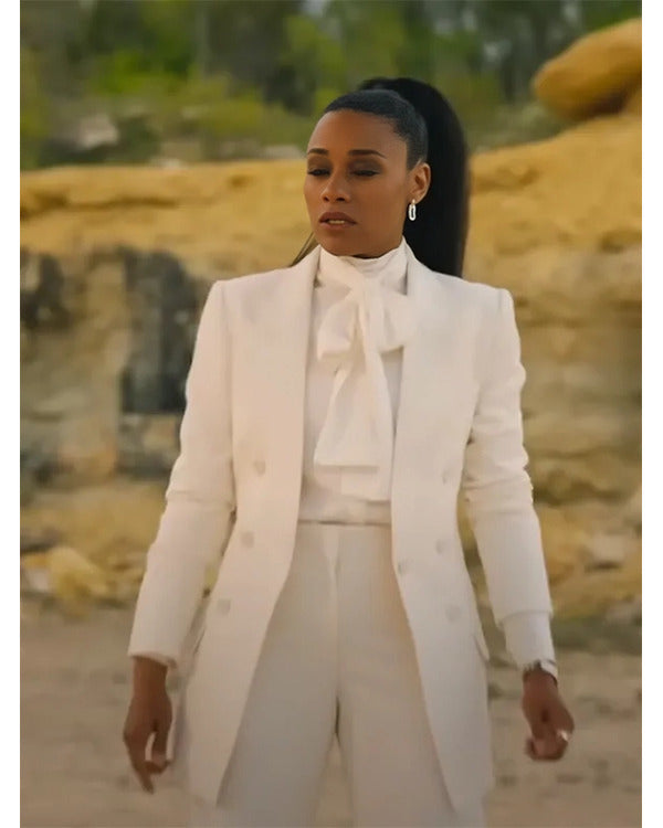 LoveHurts2025ArianaDeBoseWhiteBlazer
