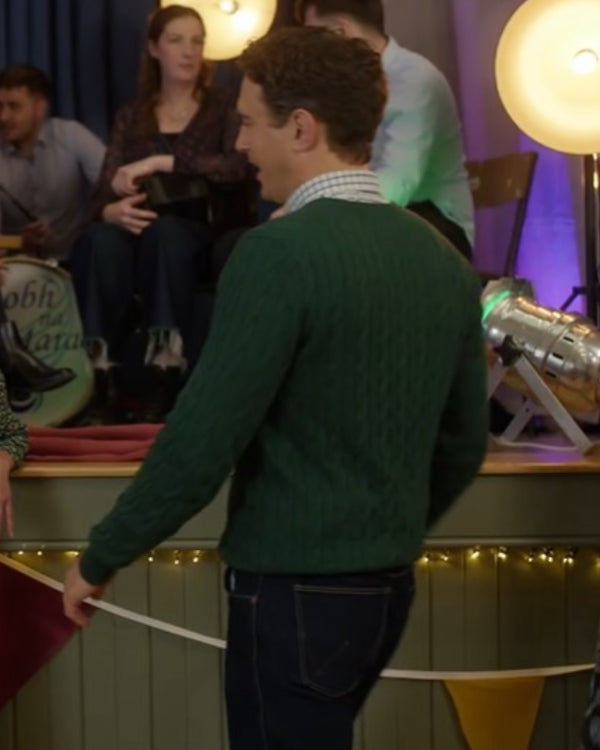 LoveOfTheIrish2025StephenHaganGreenSweater