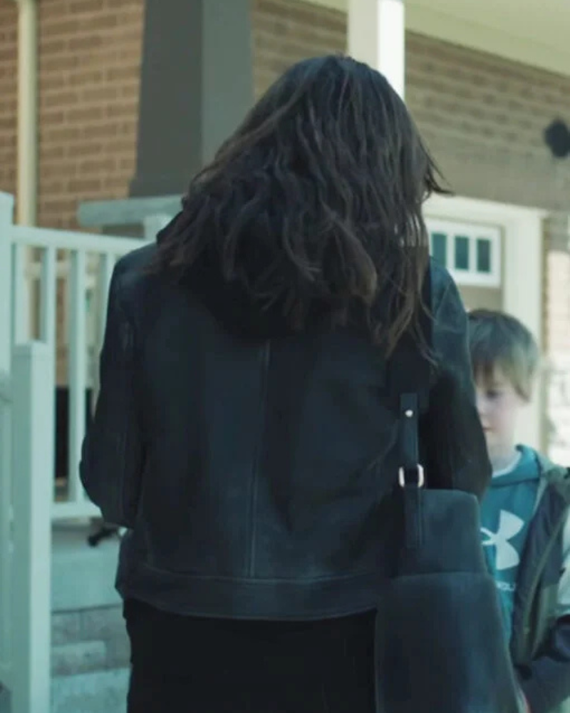Lucie Simon The Madness S01 Black Leather Jacket