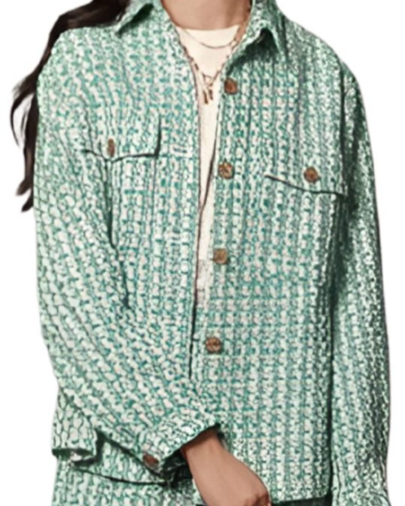 Unsellable Houses S05 Lyndsay Lamb Green Tweed Jacket