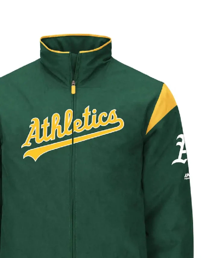 MLB Oakland Athletics Majestic Jacket