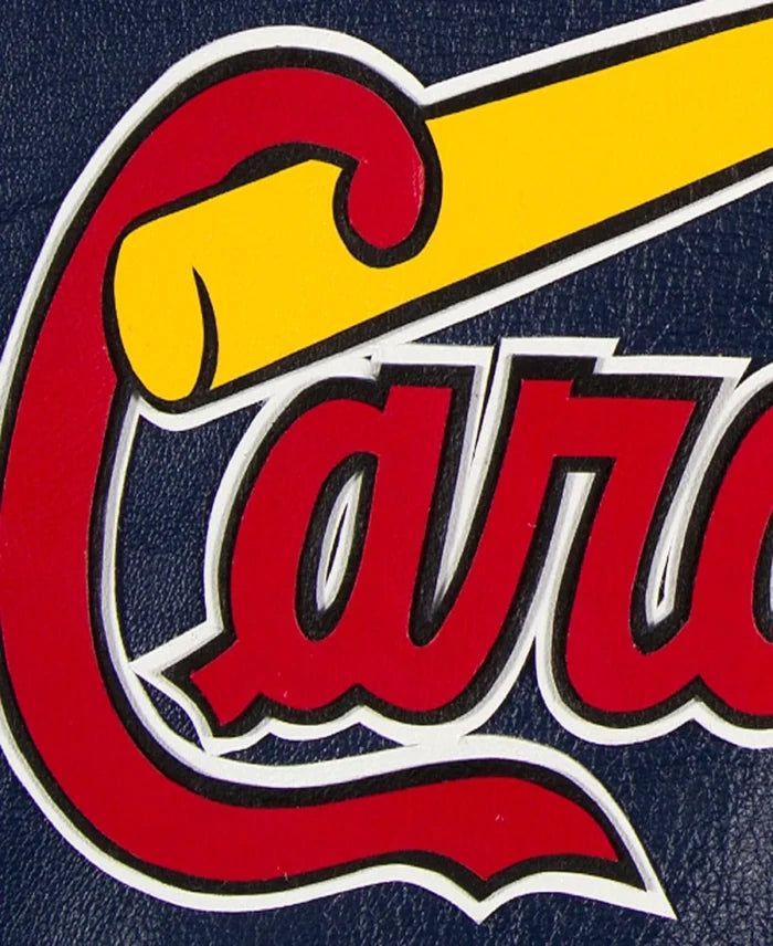 MLB St. Louis Cardinals JH Design Navy Leather Jacket