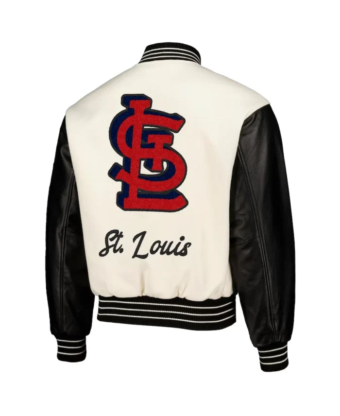 MLB St. Louis Cardinals Pleasures White Varsity Jacket
