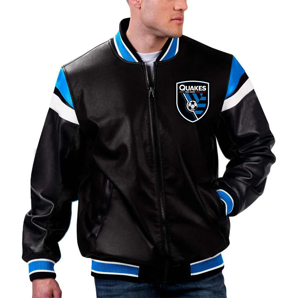 MLS San Jose Earthquakes Leather Jacket