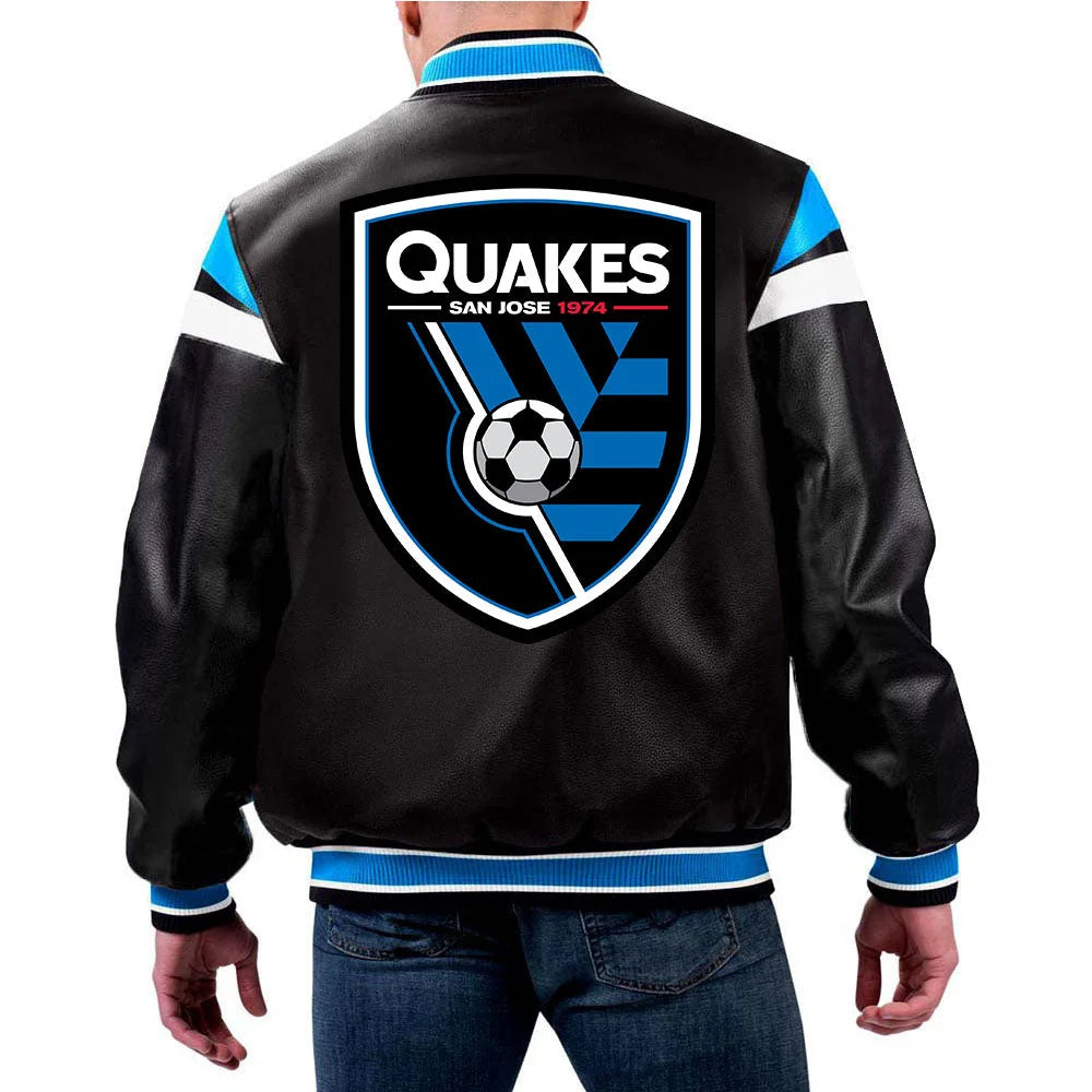 MLS San Jose Earthquakes Leather Jacket
