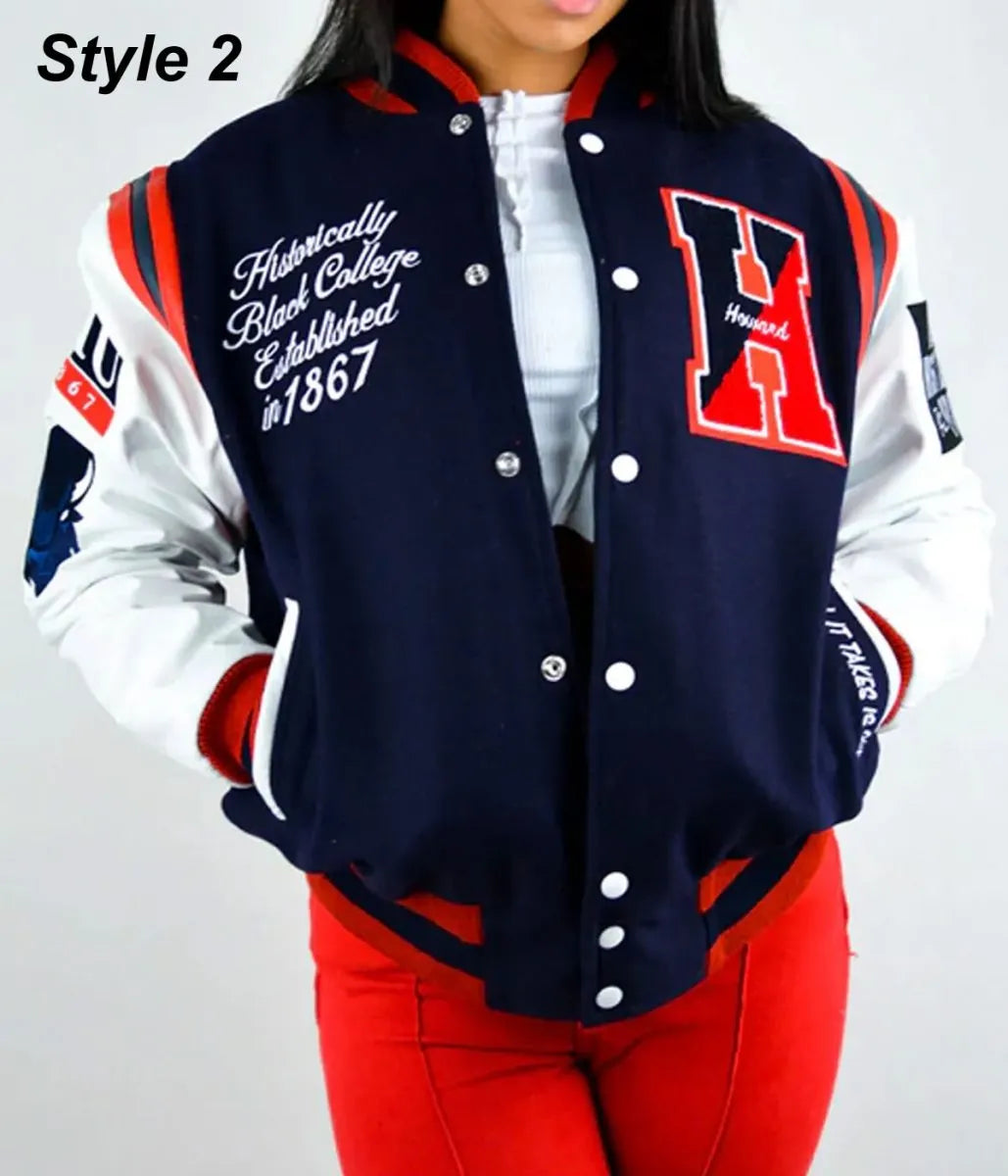 Howard University The Mecca Varsity Jacket