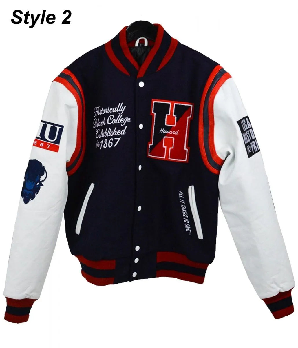 Howard University The Mecca Varsity Jacket