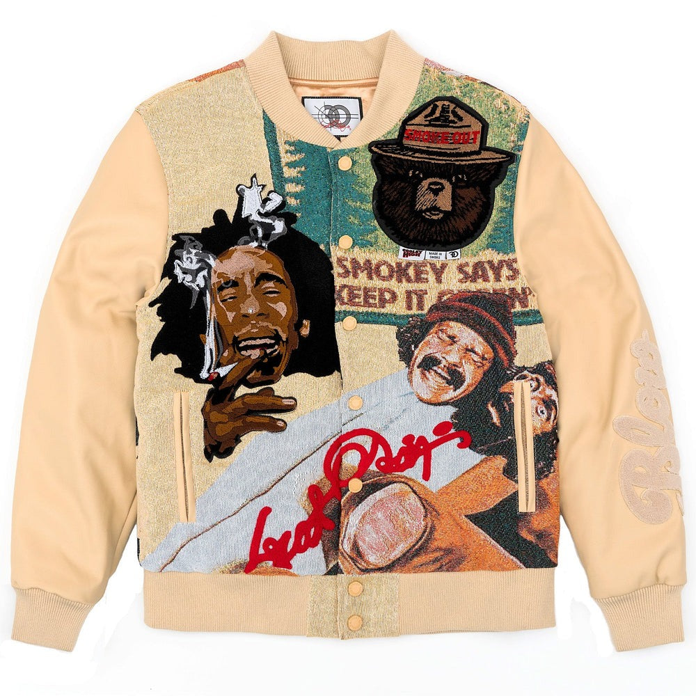 Makobi Blow Wool Varsity Jacket