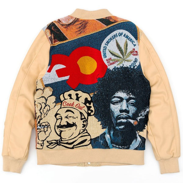 Makobi Blow Wool Varsity Jacket