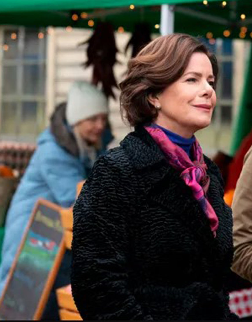 So Help Me Todd S02 Marcia Gay Harden Black Coat