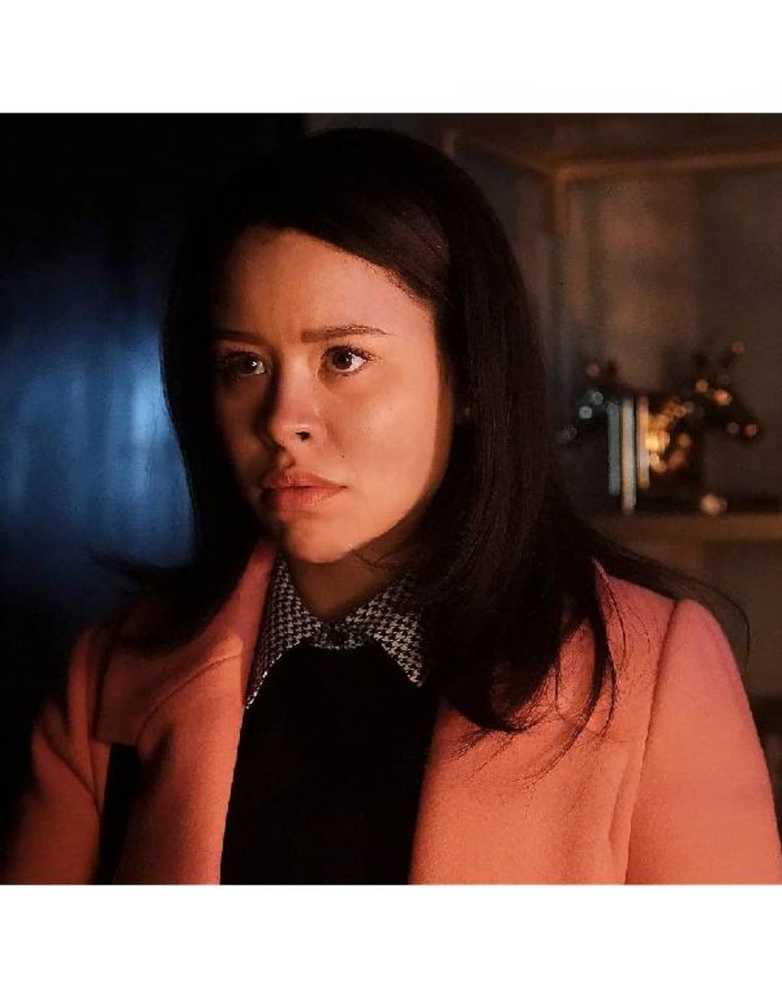 Good Trouble S05 Cierra Ramirez Pink Coat