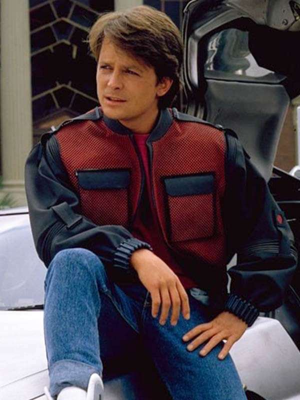 Marty Mcfly Back To The Future Leather Jacket