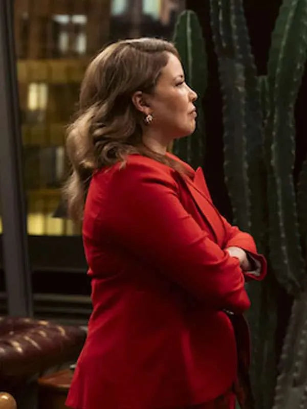 Justina Machado Matlock Red Blazer