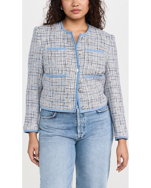 Matlock S01 Kathy Bates Blue Grey Tweed Jacket