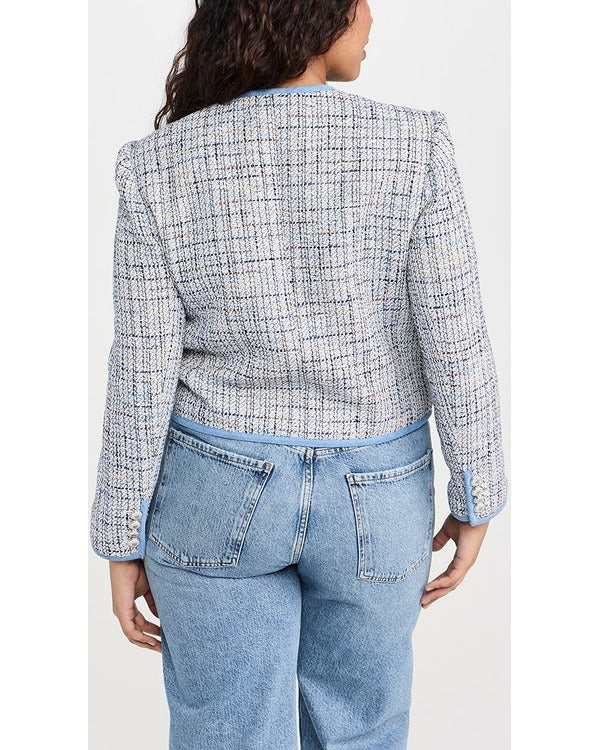 Matlock S01 Kathy Bates Blue Grey Tweed Jacket