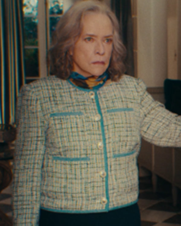 Matlock S01 Kathy Bates Blue Grey Tweed Jacket