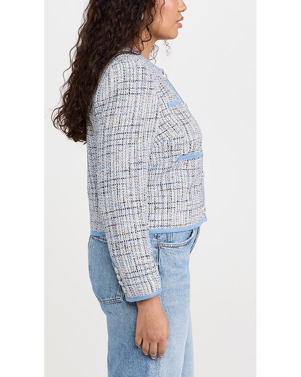 Matlock S01 Kathy Bates Blue Grey Tweed Jacket