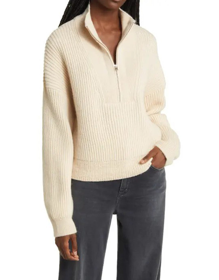 Fool Me Once 2024 Michelle Keegan Half Zip Sweater