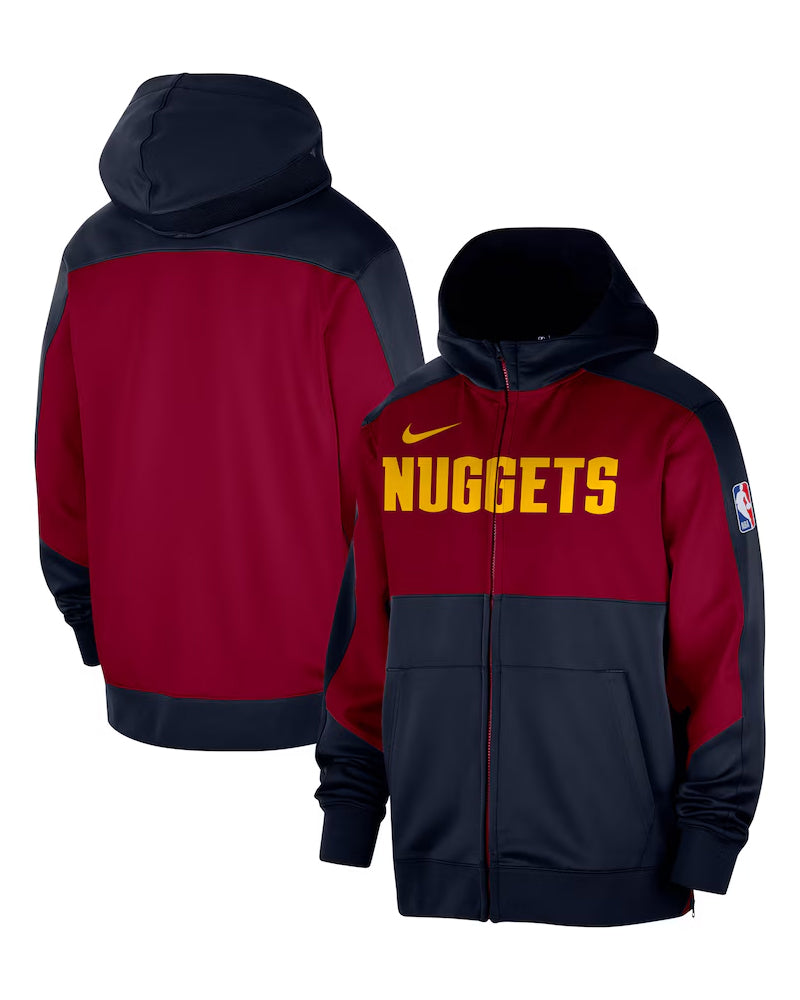 Men’s Denver Nuggets Navy On-Court Showtime Hoodie