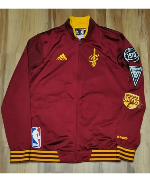 Men’s Red Cleveland Cavaliers Cavs Warm Up Jacket