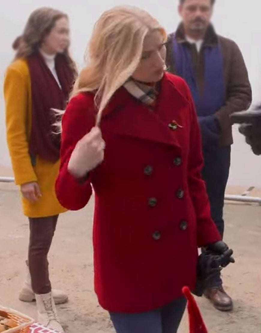 Christmas On Windmill Way 2023 Christa Taylor Brown Red Coat