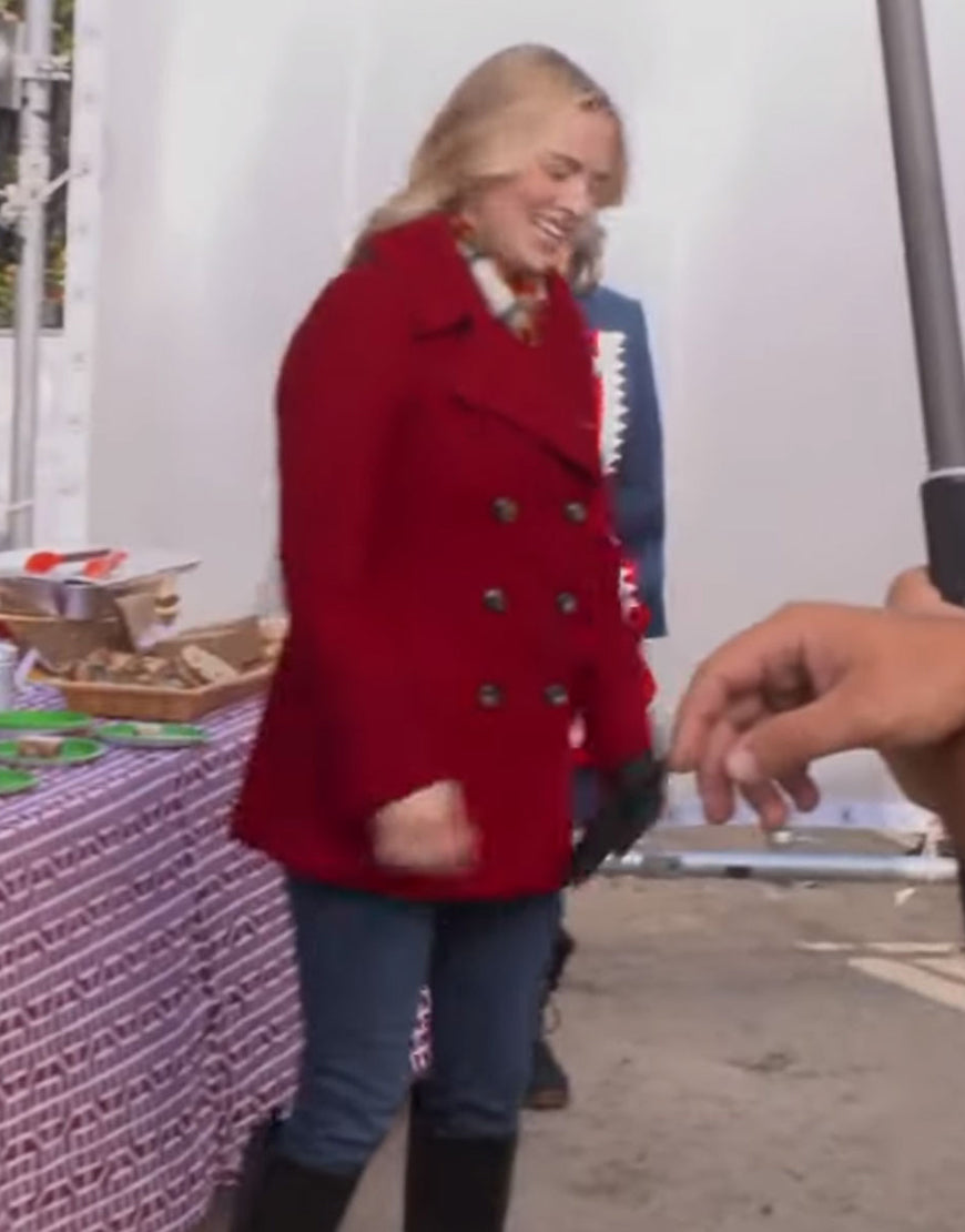Christmas On Windmill Way 2023 Christa Taylor Brown Red Coat