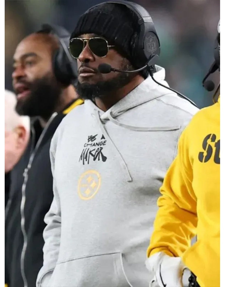 Mike Tomlin Pittsburgh Steelers Be A Change Maker Hoodie