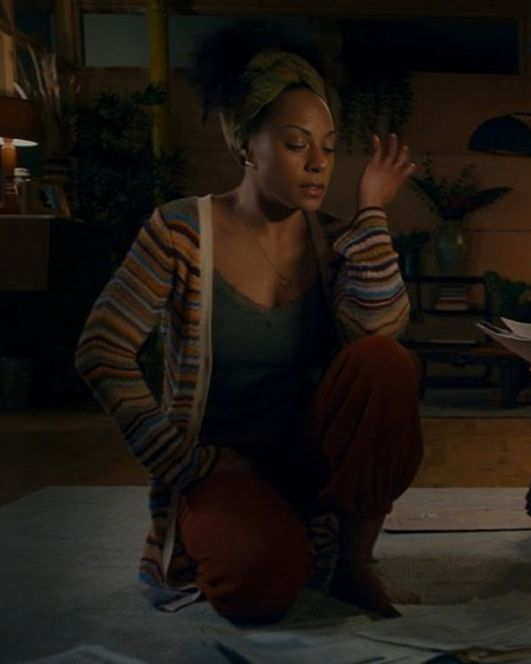 Missing You Rosalind Eleazar Striped Cardigan