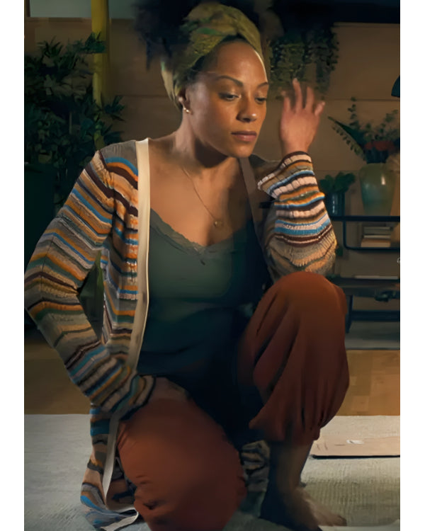 Missing You Rosalind Eleazar Striped Cardigan