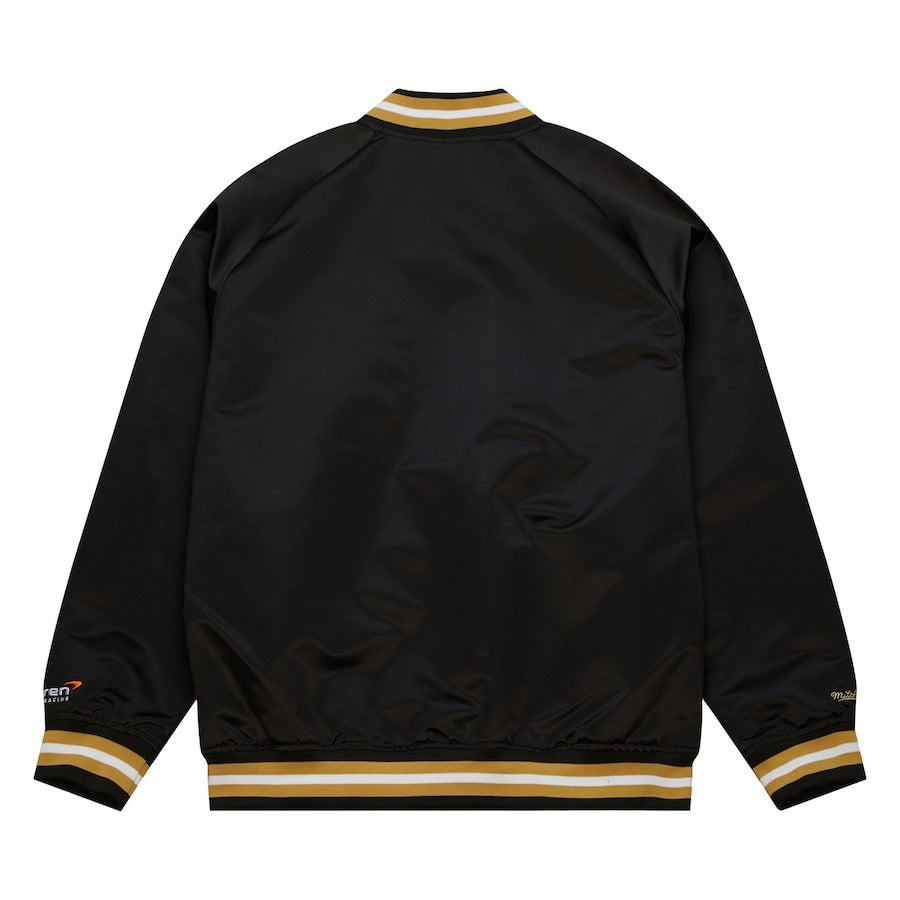 Mitchell & Ness Black McLaren F1 Team Satin Jacket