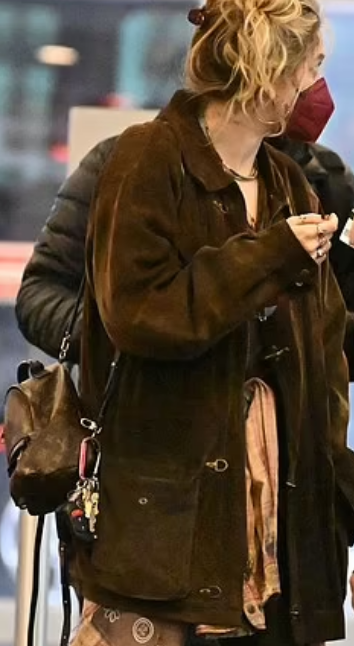 Paris Jackson Brown Trench Coat