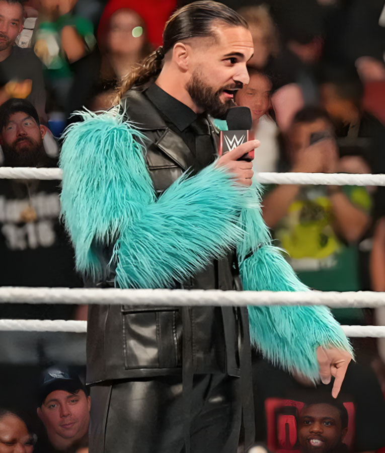 Monday Night RAW Seth Rollins Leather Jacket