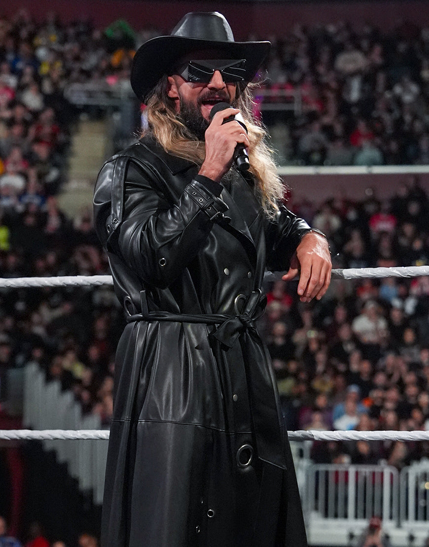 Seth Rollins Monday Night RAW Black Trench Coat