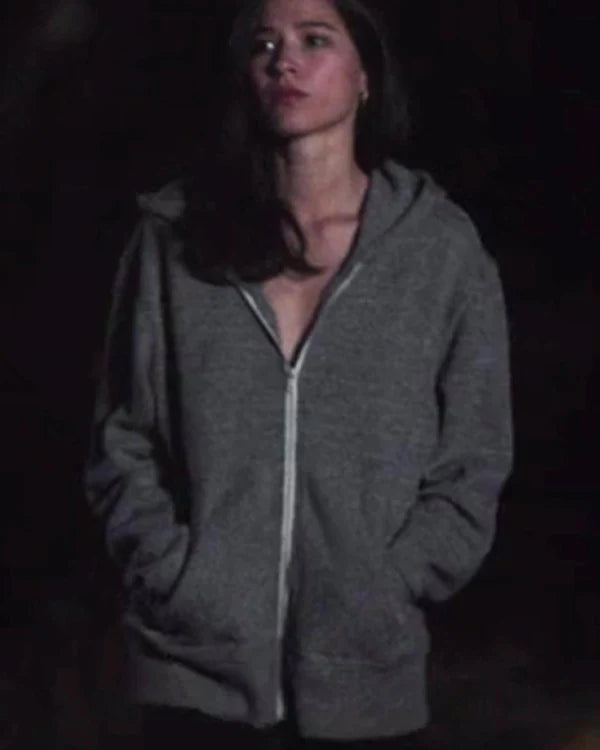 Monica Dutton Yellowstone Grey Hoodie Jacket