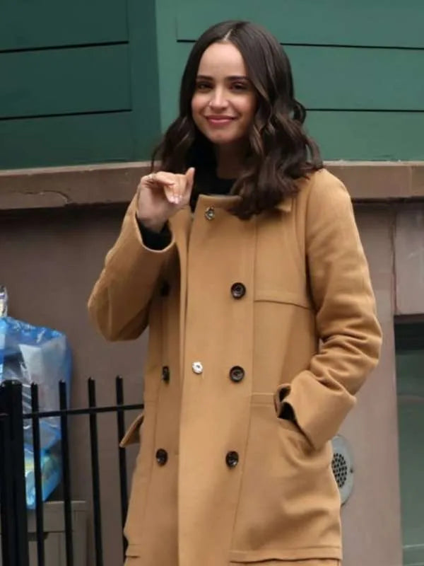 Dallas Jackets - The Life List 2025 Sofia Carson Brown Coat