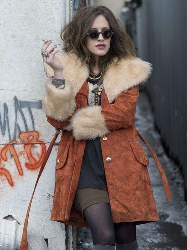Mr. Robot Carly Chaikin Shearling Coat