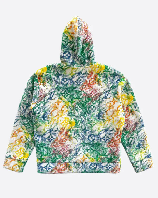 Multicolor Pastel Monogram Hoodie